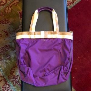 Kate Spade purple nylon bag